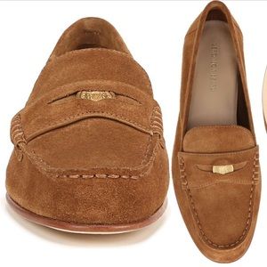 Veronica Beard penny loafer in hazelwood